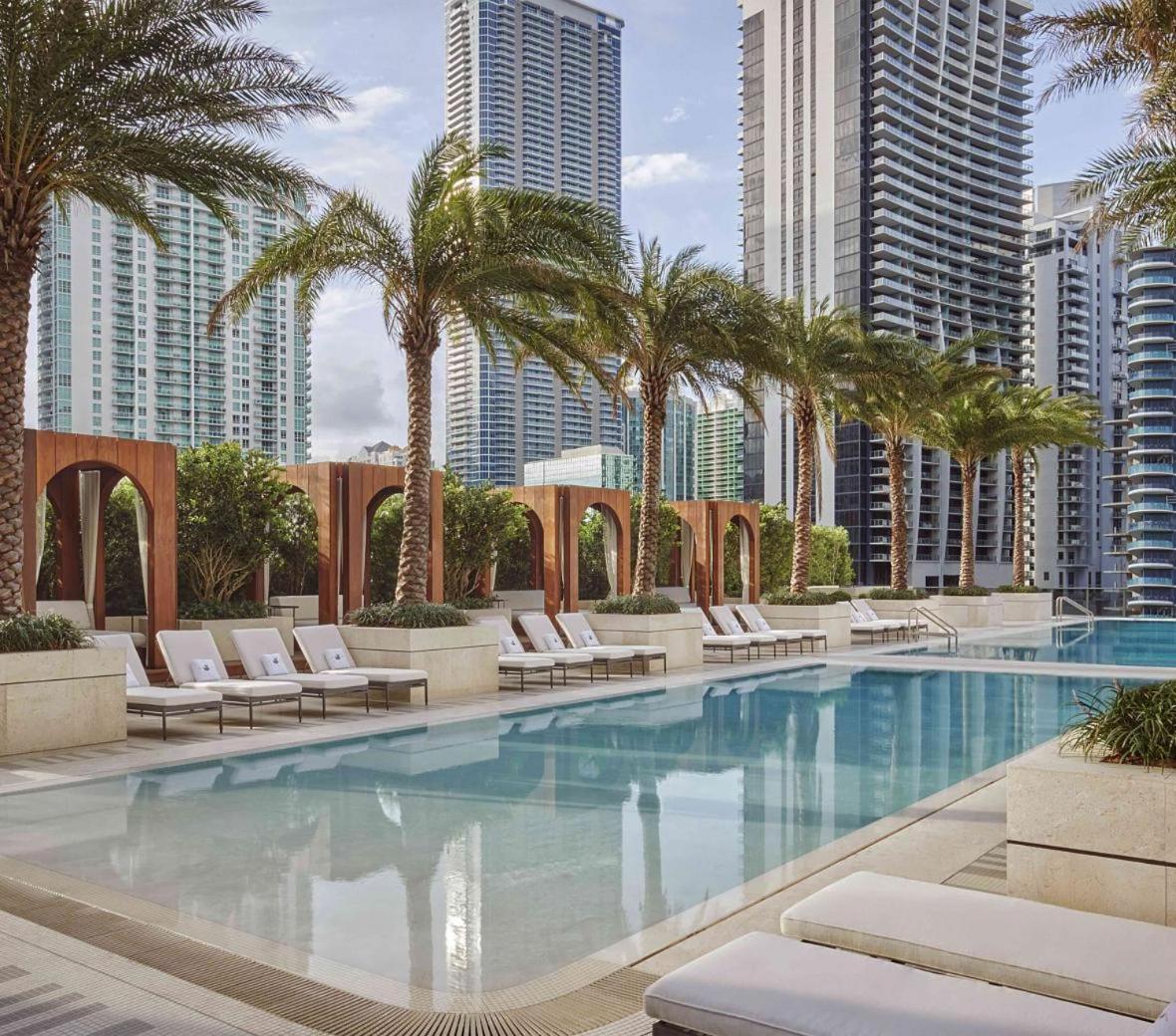 Wonderful King Suite With Pool At Sls Lux Brickell Miami Kültér fotó